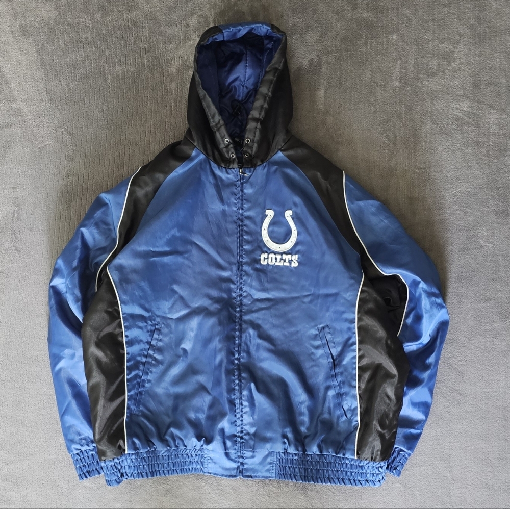 NFL Men's Indianapolis Colts Hood Jacket Size 2XL